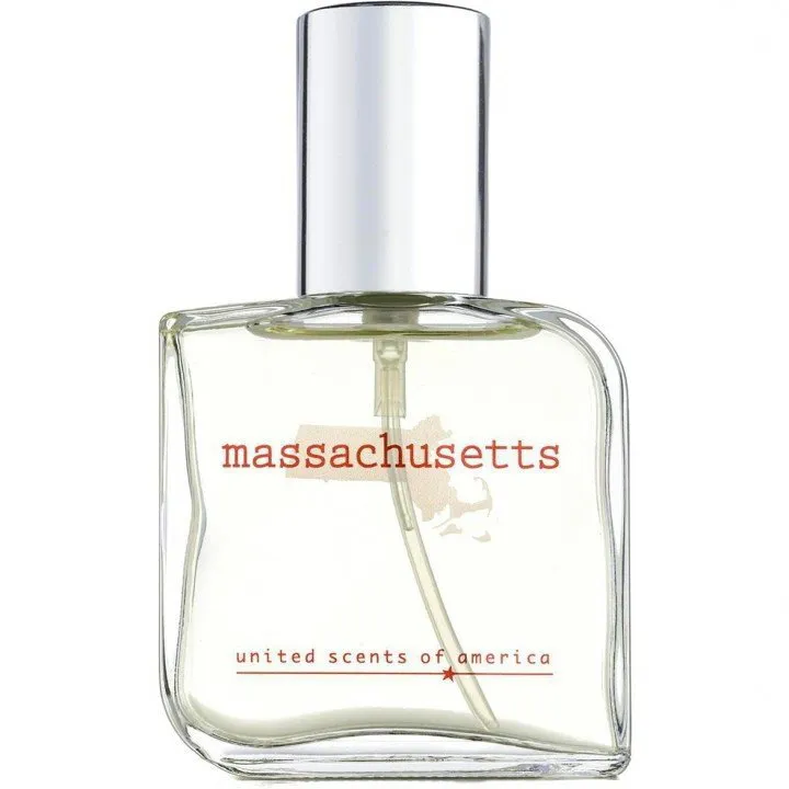 United Scents of America Massachusetts perfume bottle
