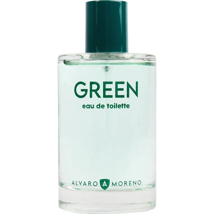 Alvaro Moreno Green perfume bottle