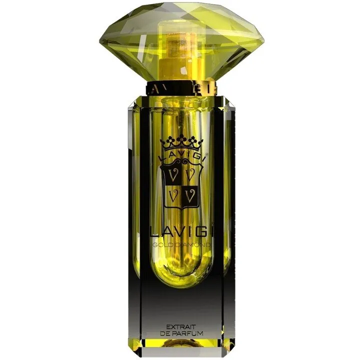 Lavigi Gold Diamond parfüm şişesi