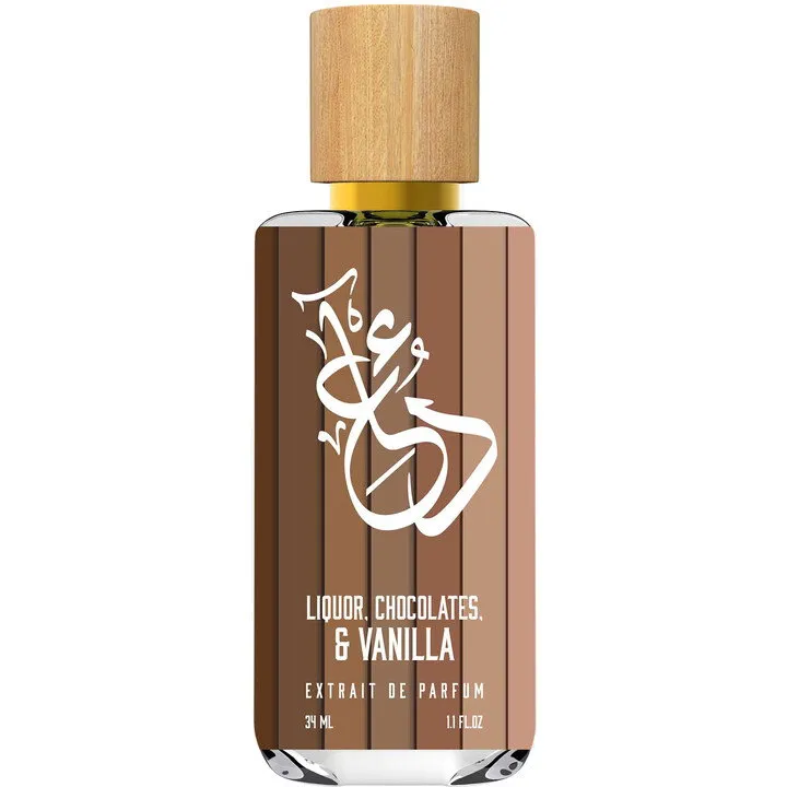 The Dua Brand Liquor, Chocolates, & Vanilla perfume bottle