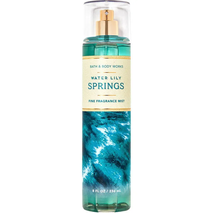 Bath & Body Works Water Lily Springs perfume bottle