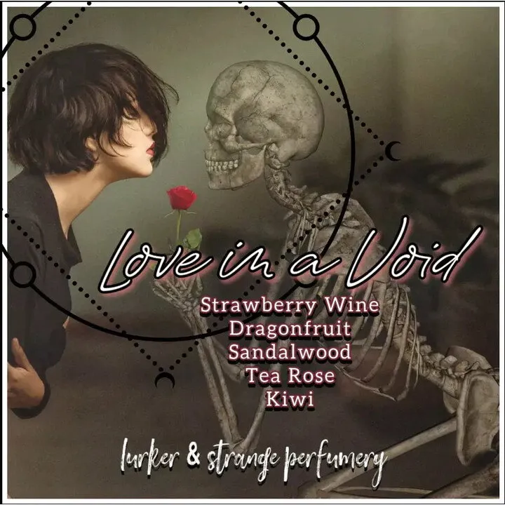 Lurker & Strange Love in a Void perfume bottle