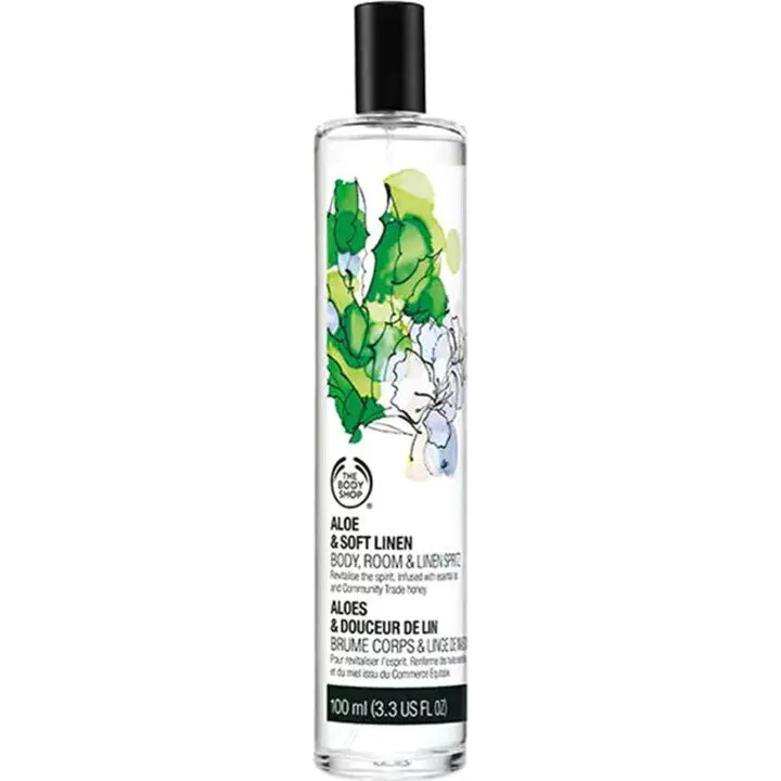The Body Shop Aloe & Soft Linen / Aloes & Douceur de Lin perfume bottle