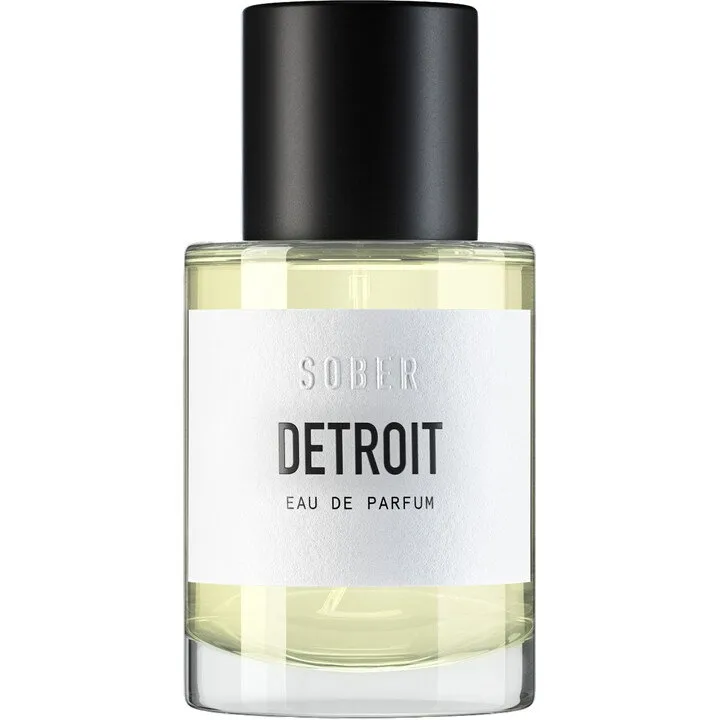 Sober Detroit perfume bottle