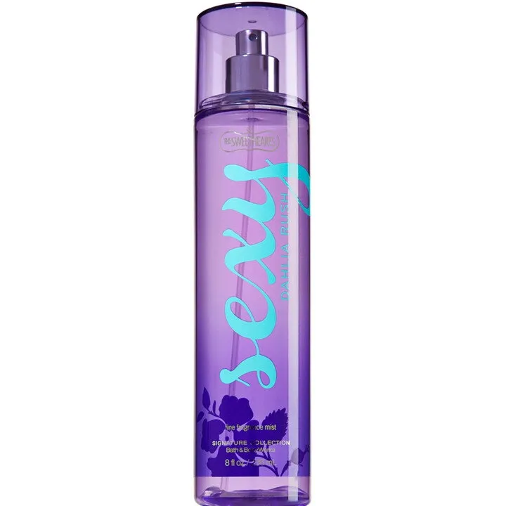 Bath & Body Works Sexy Dahlia Rush perfume bottle