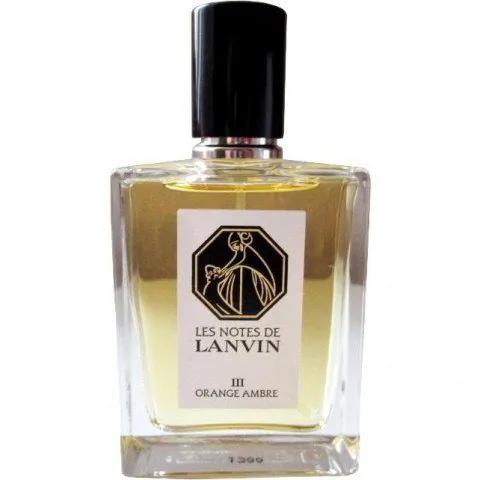 Lanvin Les Notes de Lanvin - III: Orange Ambre parfüm şişesi