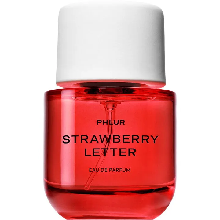 Phlur Strawberry Letter parfüm şişesi