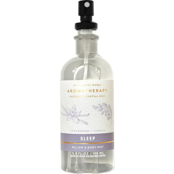 Bath & Body Works Sleep - Cedarwood + Vanilla parfüm şişesi