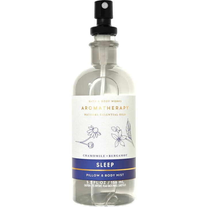 Bath & Body Works Sleep - Chamomile + Bergamot parfüm şişesi