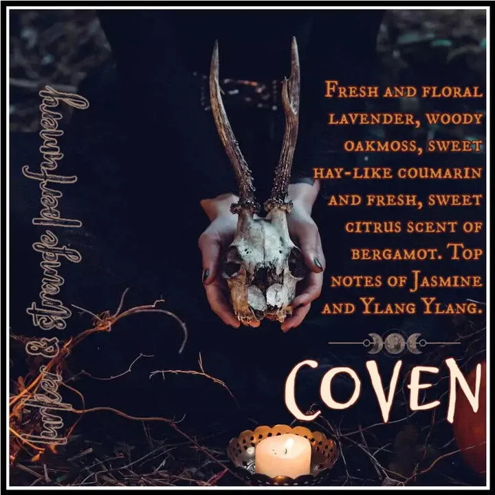 Lurker & Strange Coven perfume bottle