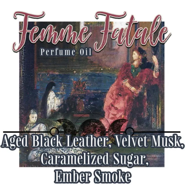 Lurker & Strange Femme Fatale perfume bottle