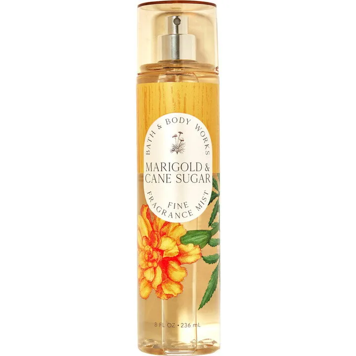 Bath & Body Works Marigold & Cane Sugar perfume bottle