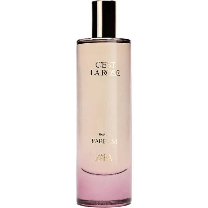 Zara C'est la rose parfüm şişesi