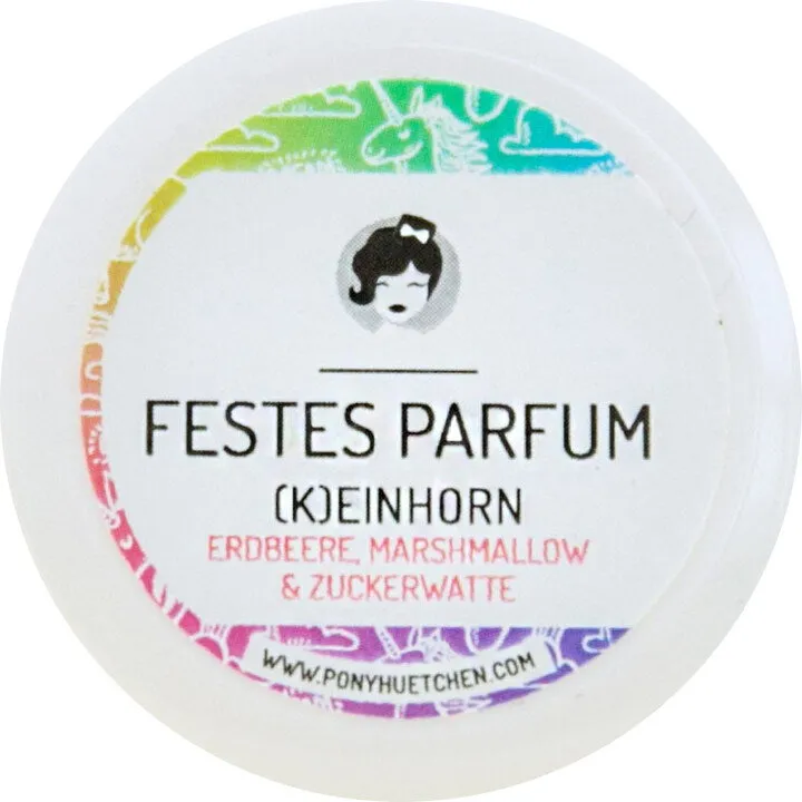 Pony Hütchen (K)einhorn perfume bottle