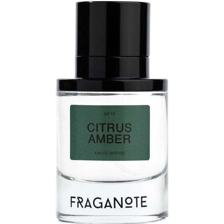 Fraganote No. 14 Citrus Amber parfüm şişesi