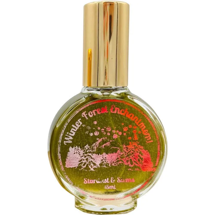 Stardust & Stems Winter Forest Enchantment perfume bottle