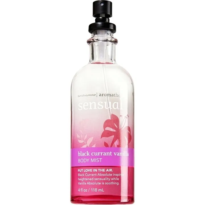 Bath & Body Works Black Currant Vanilla perfume bottle