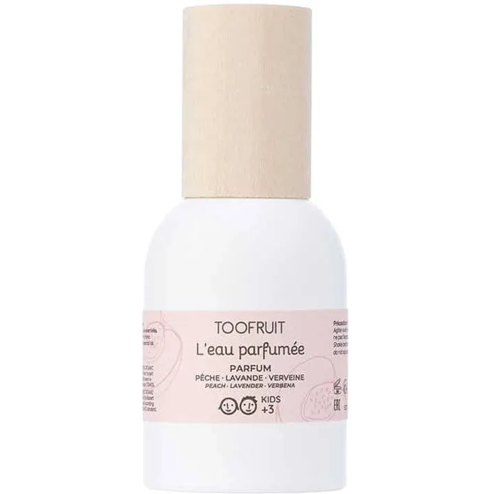 Toofruit Pêche • Lavande • Verveine / Peach • Lavender • Verbena perfume bottle