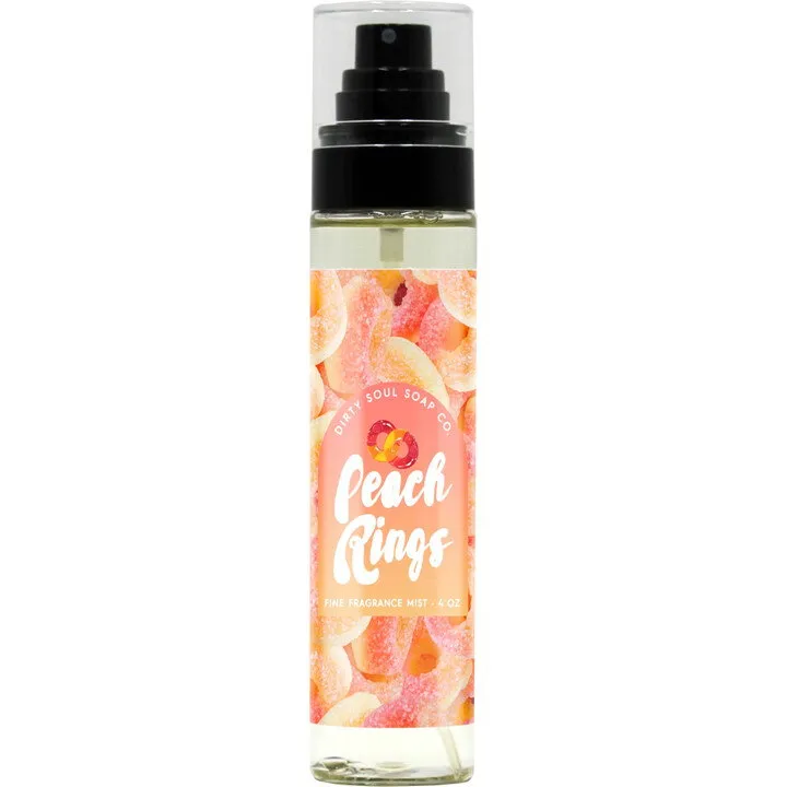 Dirty Soul Soap Co. Peach Rings perfume bottle