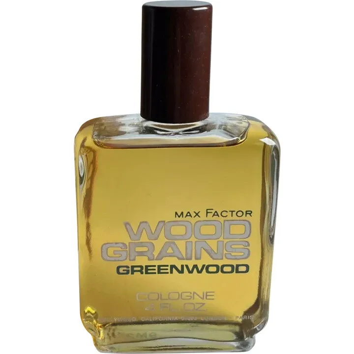 Max Factor Wood Grains Greenwoods perfume bottle