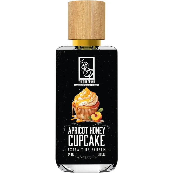 The Dua Brand Apricot Honey Cupcake perfume bottle