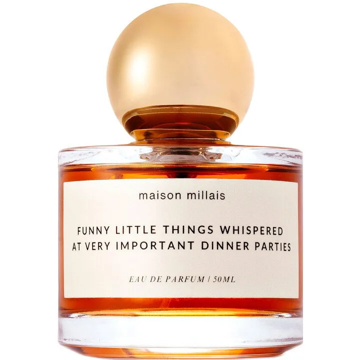 Maison Millais Funny Little Things Whispered at Very Important Dinner Parties perfume bottle