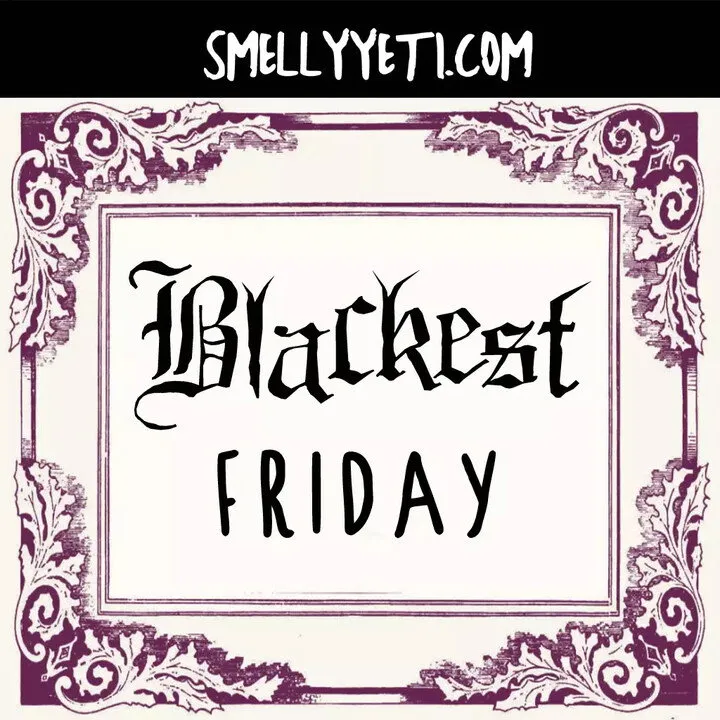 Smelly Yeti Blackest Friday perfume bottle