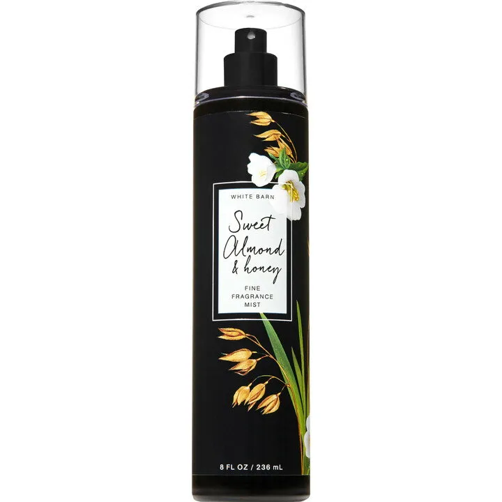 Bath & Body Works White Barn - Sweet Almond & Honey perfume bottle