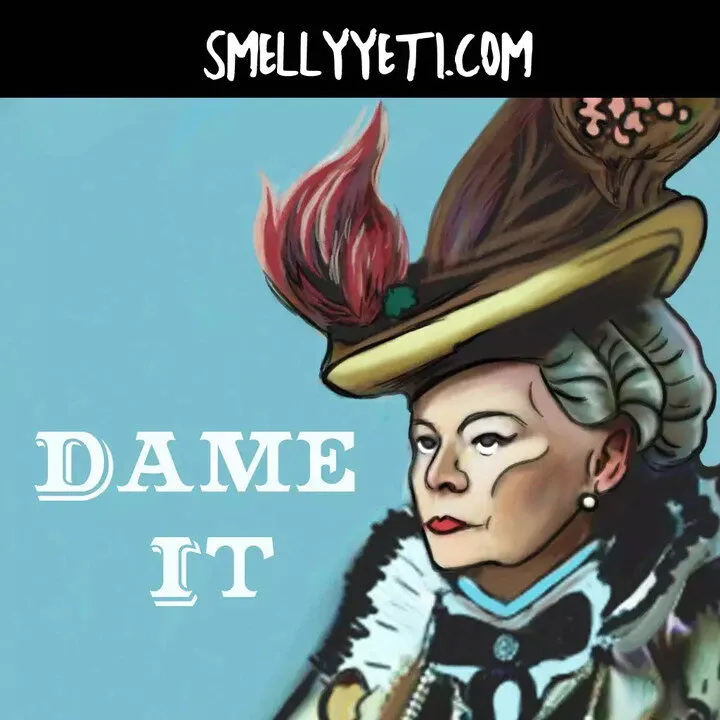 Smelly Yeti Dame It perfume bottle