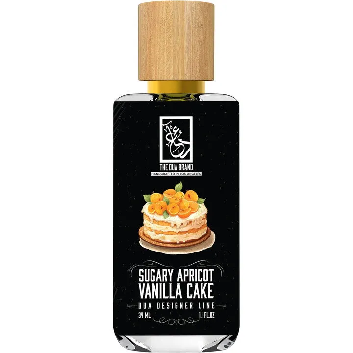 The Dua Brand Sugary Apricot Vanilla Cake perfume bottle