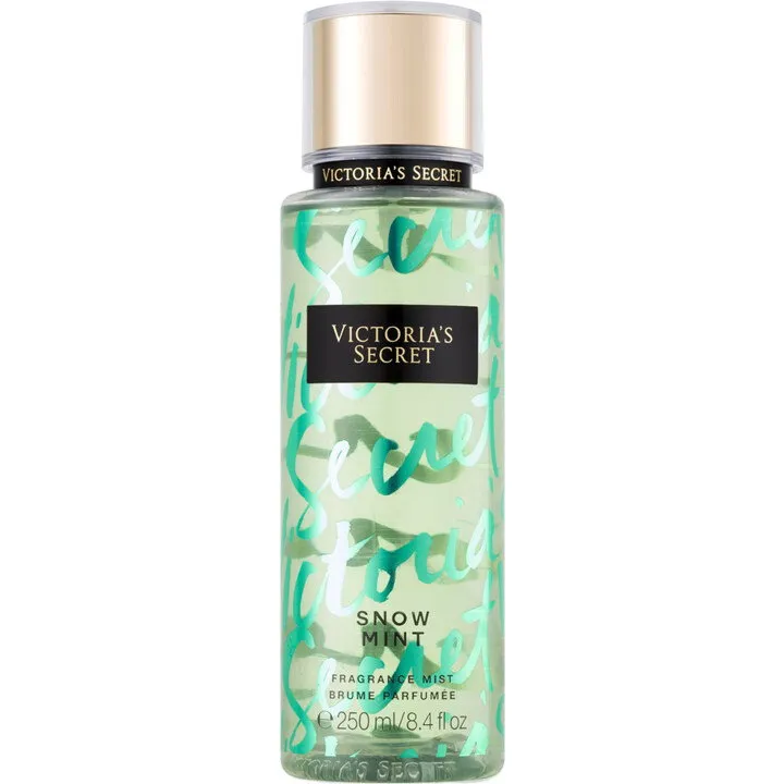 Victoria's Secret Snow Mint perfume bottle