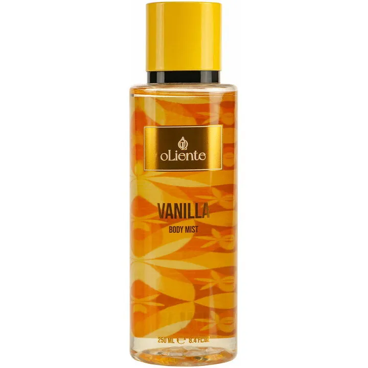 oLiente Vanilla perfume bottle