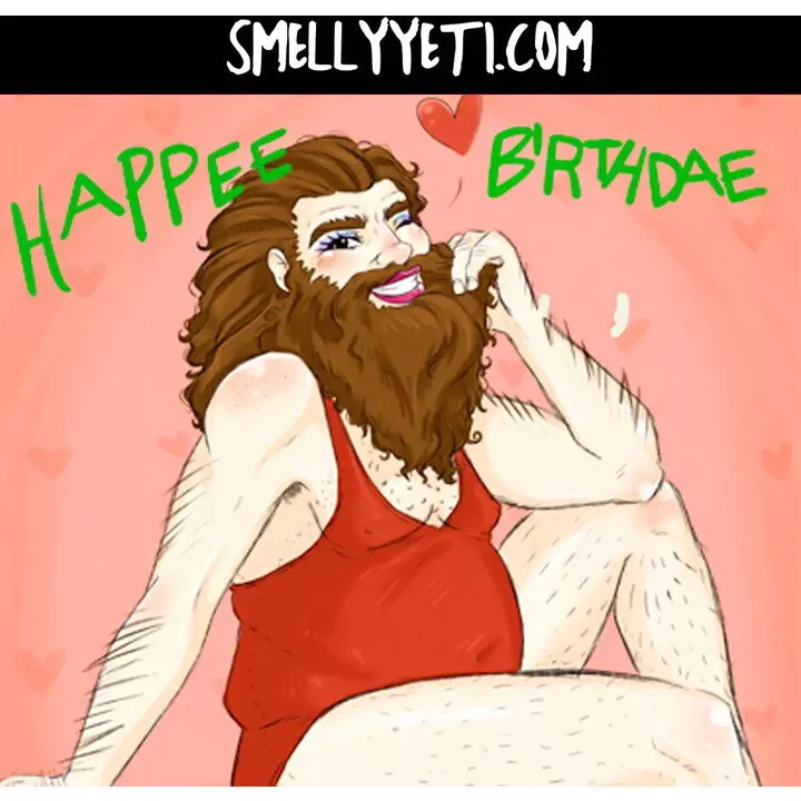 Smelly Yeti Happee Birthdae perfume bottle