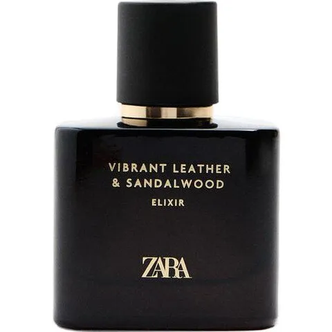 Zara Vibrant Leather & Sandalwood Elixir parfüm şişesi
