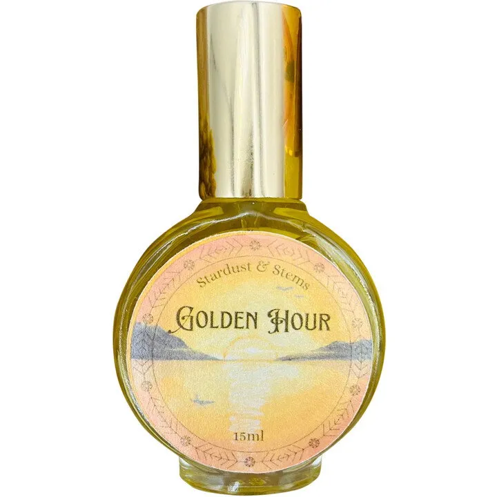 Stardust & Stems Golden Hour parfüm şişesi