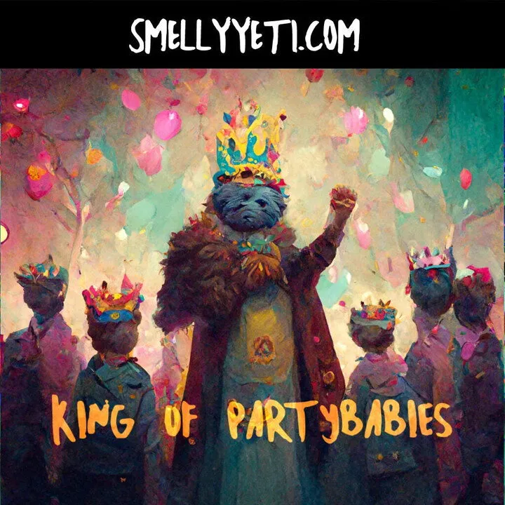 Smelly Yeti King of Partybabies perfume bottle
