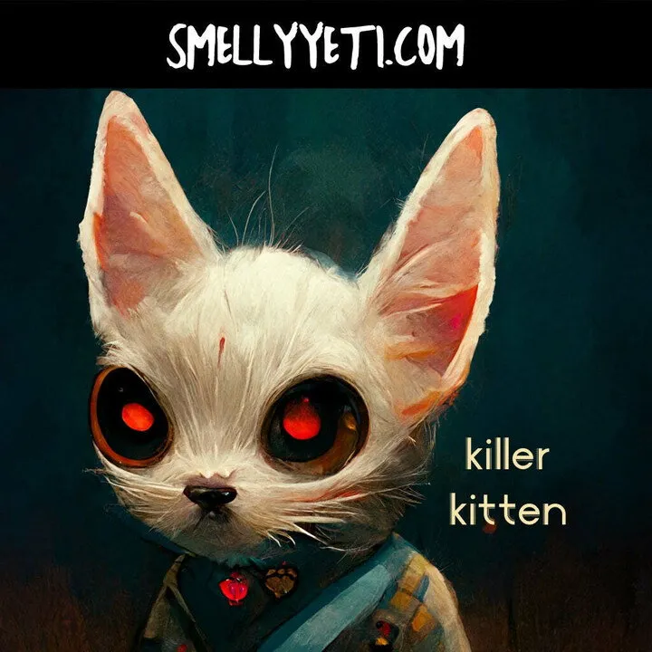 Smelly Yeti Killer Kitten parfüm şişesi