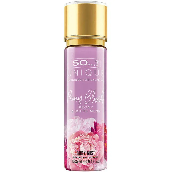 So...? Peony Blush perfume bottle
