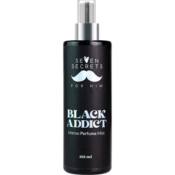 Seven Secrets Black Addict perfume bottle