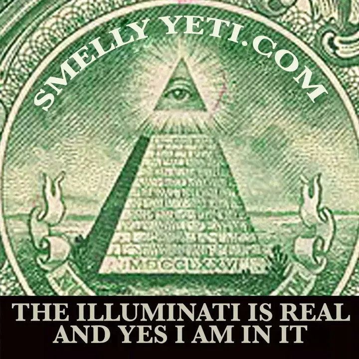 Smelly Yeti The Illuminati Is Real And Yes I Am In It parfüm şişesi