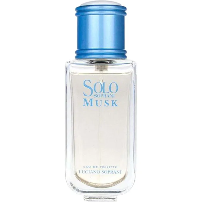Luciano Soprani Solo Soprani Musk perfume bottle
