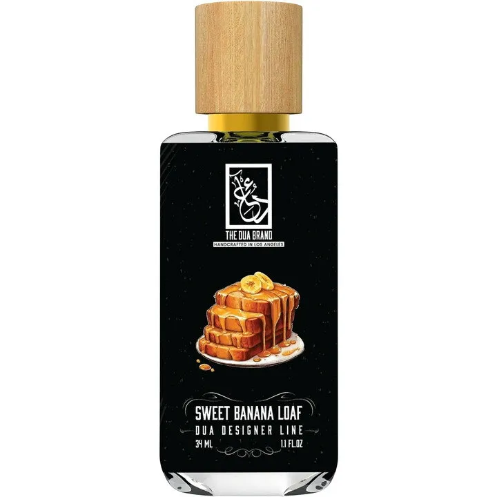 The Dua Brand Sweet Banana Loaf perfume bottle