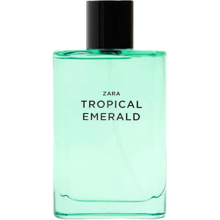 Zara Tropical Emerald perfume bottle