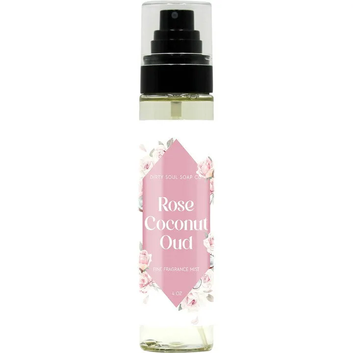 Dirty Soul Soap Co. Rose Coconut Oud parfüm şişesi