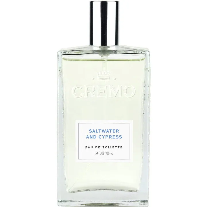 Cremo No° 25 Saltwater and Cypress perfume bottle
