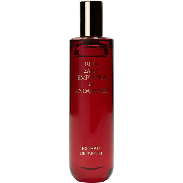 Zara Red Temptation Sandalwood parfüm şişesi