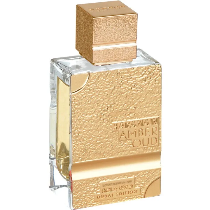 Al Haramain Haramain Amber Oud Gold 999.9 Dubai Edition parfüm şişesi