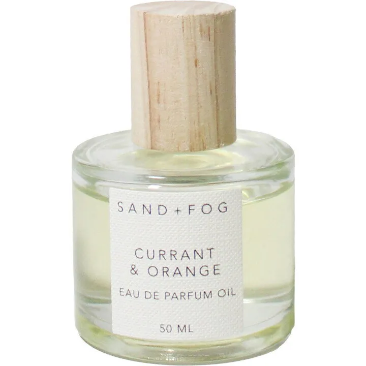 Sand + Fog Currant & Orange perfume bottle