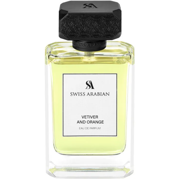 Swiss Arabian Vetiver and Orange parfüm şişesi