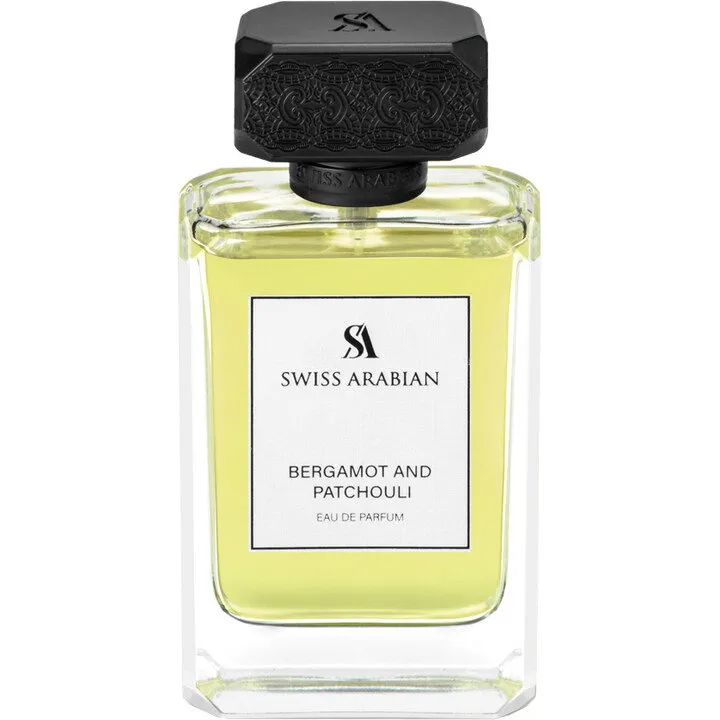Swiss Arabian Bergamot and Patchouli parfüm şişesi